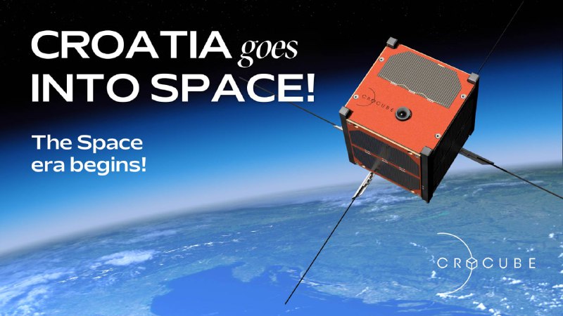 CroCube - еще один любительский кубсат формата 1U, с предстоящего запуска SpaceX F9 Transporter-10.Если все сложится удачно, то CroCube - будет первым хорватским спутником.🤞Основная цель миссии - популяризация радиолюбительской деятельности. Правда у него имеются две камеры. Так, что можно приписать еще и ДЗЗ.Что радиолюбители получат от CroCube?!Прием телеметрия, радиомаяк CW, цифровой ретранслятор (Digipeater), экспериментальные трансляции SSDV. Ну и всяческие забавные штуки в виде сообщений в AX.25 и в CW в определенные знаменательные дни.Нисходящая линия связи на частоте 436,775 МГц 9k6 G3RUH GFSK.Подробности на сайте миссии.❗️Снят с этого запуска. Перенесен на запуск Transporter-11.
