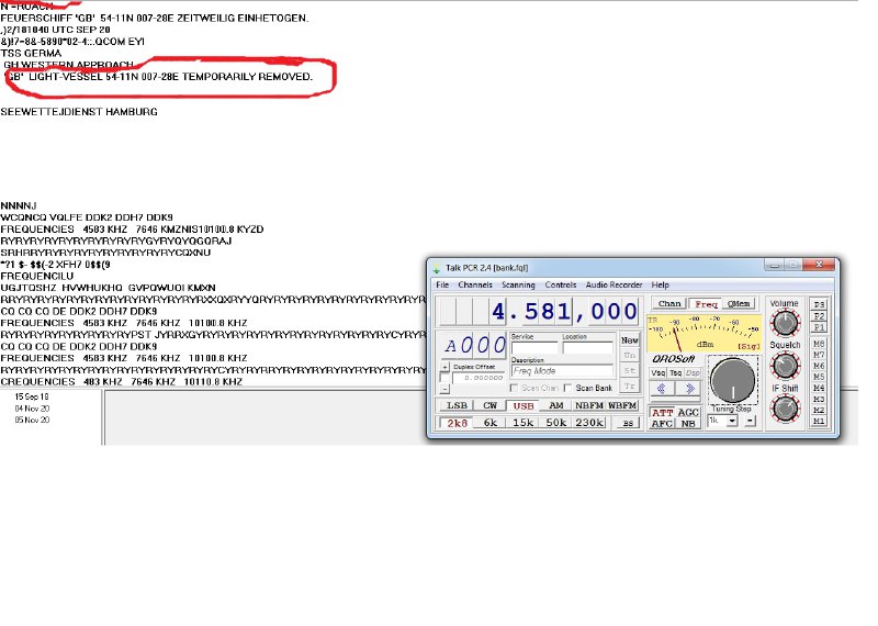 DDK2  приём на 4581 KHZ , в сводке упомянули судно GB LIGHT-VESSEL с координатамиDDK2  приём на 4581 KHZ , в сводке упомянули судно GB LIGHT-VESSEL с координатами