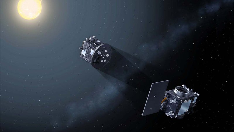 Из интересного. Сегодня, солнечное затмение.  Правда в живую наблюдать его получится, только жителям Центральной и Северной Америки.  Онлайн трансляция.Очень кстати на глаза попалась новость о миссии ЕКА  «Proba-3», запуск которой запланирован на этот год.   Состоит миссия из двух космических аппаратов «Coronagraph» и «Occulter», которые будут запущенны на высокоэллиптическую орбиту 600 х 60530 км с наклонением ~59 градусов. По ожиданиям разработчиков, спутники будут находится в «строю» с точностью до нескольких миллиметров на расстоянии 144 метра, в автоматическом режиме.  Для научных целей это потребуется в целях получения непрерывного изображения короны Солнца, когда КА «Coronagraph» будет блокировать собой свет от солнечного диска. Такое вот искусственное солнечное затмение.  Понятное дело, что поддержка, такой точности будет очень топливо затратной, поэтому большая часть орбиты будет проходить в свободном дрейфе. Научные же наблюдения и отработка маневров планируются в течении ~ 6 часов в апогее орбиты. Кроме работы в качестве коронографа, будут отрабатываться и другие маневры, как сближение, маневры уклонения и др.В общем интересная миссия.  Подробнее можно почитать на сайте EKA