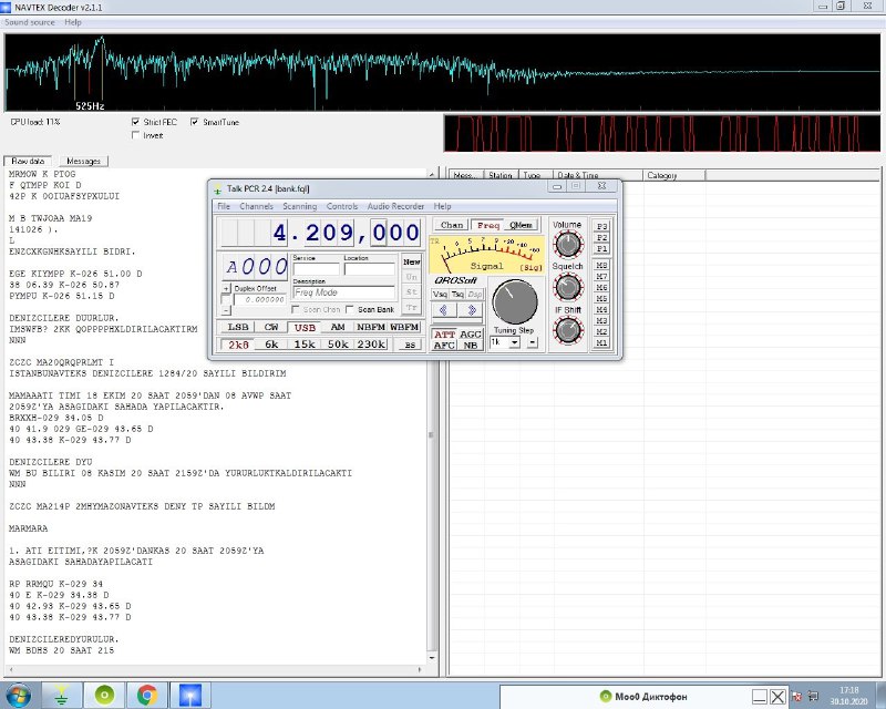 4209 NAVTEX Стамбул, сейчас