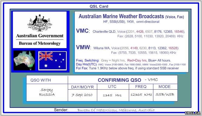 VMC AUSTRALIAN MARINE WEATHER