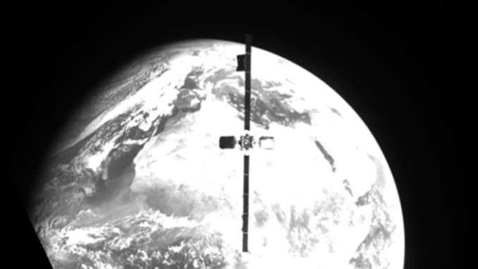 A Northrop Grumman robot successfully docked to a satellite to extend its life