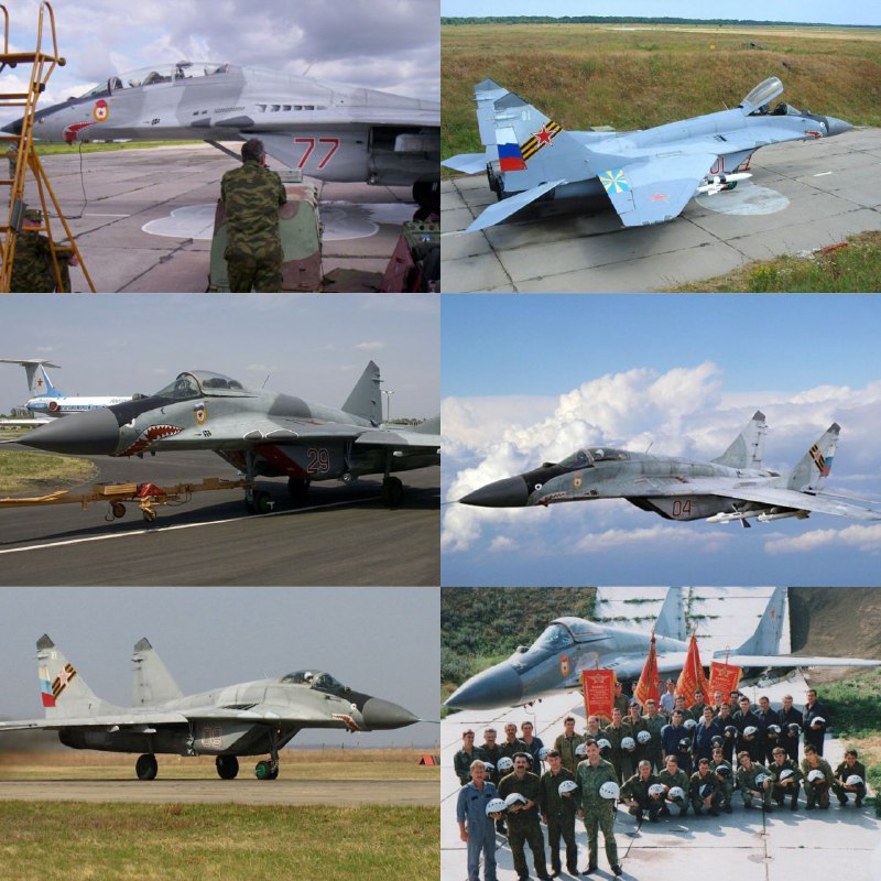 Канул в историю , со своими традициями 31-й гвардейский истребительный авиационный Никопольский Краснознамённый, ордена Суворова полк имени Героя Советского Союза Н. Е. Глазова.   В 1987 г первые Миг-29 поступили на вооружение полка в Фалькенберге, Германия, после чего в июне 1993 г полк из Германии перебазировали в Зерноград (Ростовская обл), сюда же и перебазировали Миг29 из 33-го иап, Виттшток(Германия). Полк пролетал до самого его расформирования в 2009г. В полку была традиция рисовать зубы на фюзеляжах, и Георгиевские ленты на килях, что было не во всех полках! После реформы 2009г, Миг29 из 31-го Гвиап, разошлись по всем уголкам нашей страны, и ближнего зарубежья. Миллерово (Ростовская обл). Эребуни(Армения).итд... Но как говорят офицеры, своим домом ,для 31-го Гв иап останется на всегда г.Зерноград. В городе, в доме офицеров есть да же музей полка.На фото полк на боевом дежурстве , начало 2000х, аэродром Зерноград