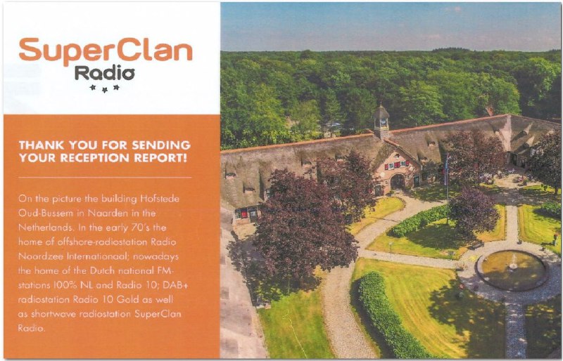 Super Clan Radio будет вещать 7/02 , c 0800-0900 utc ,6070khz