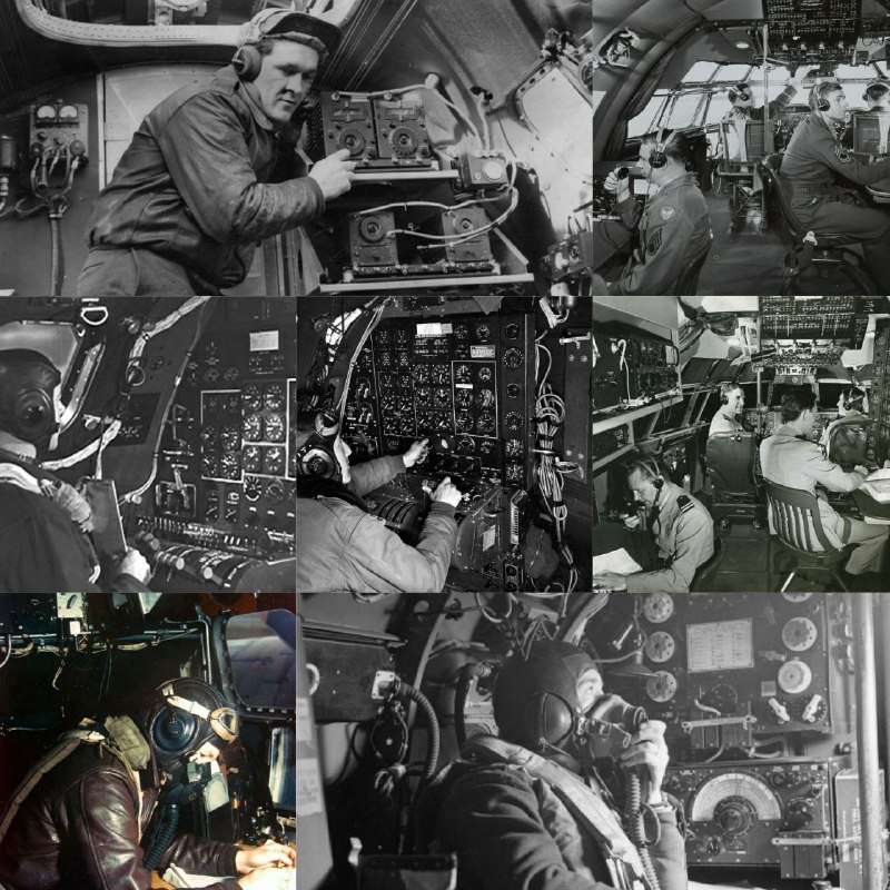 RADIO OPERATOR BOMBER U.S, Радисты на бомбардировщиках США, 1940-60s